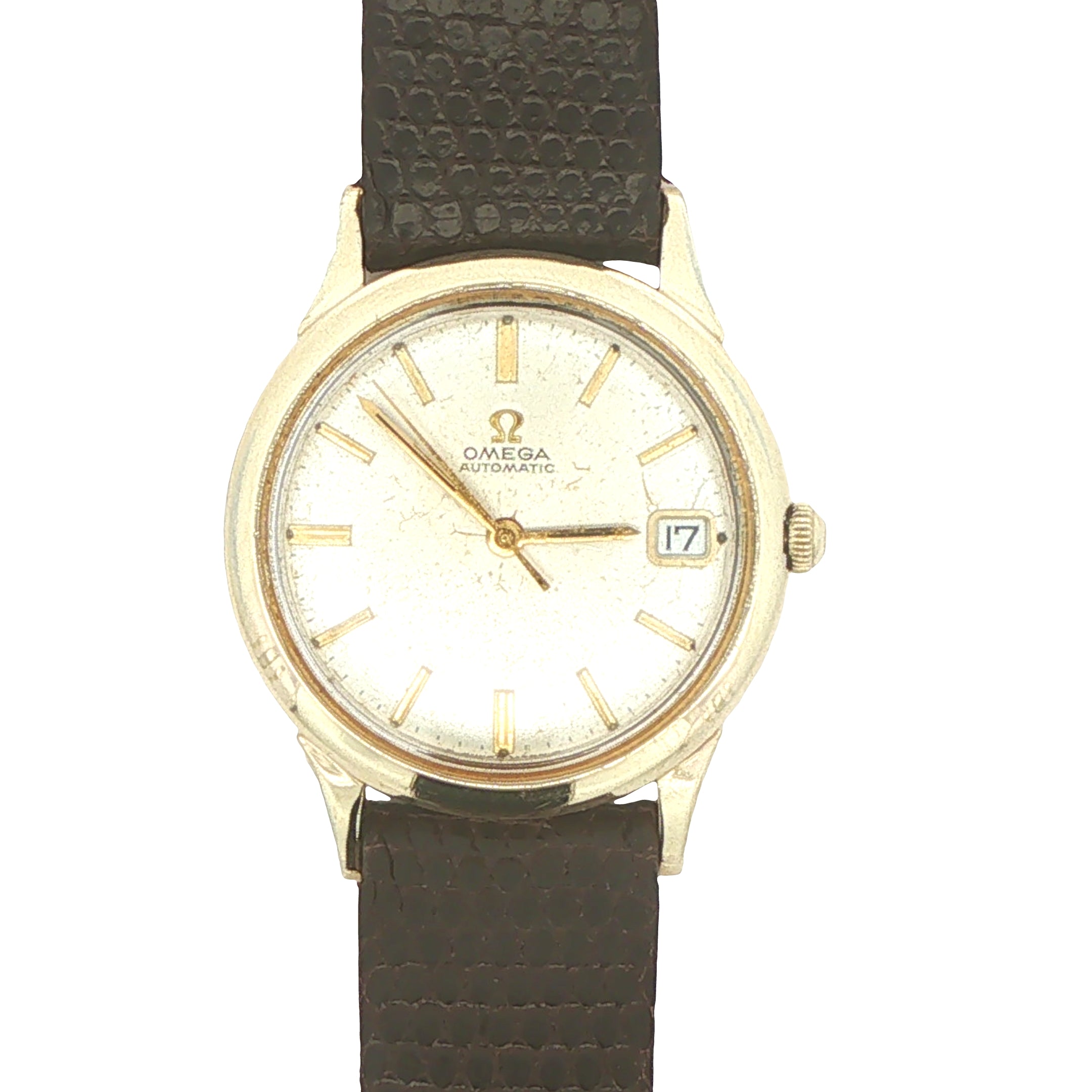 1963 Vintage Estate Omega Automatic 34mm Watch Caliber 552 10K Gold Filled Serviced