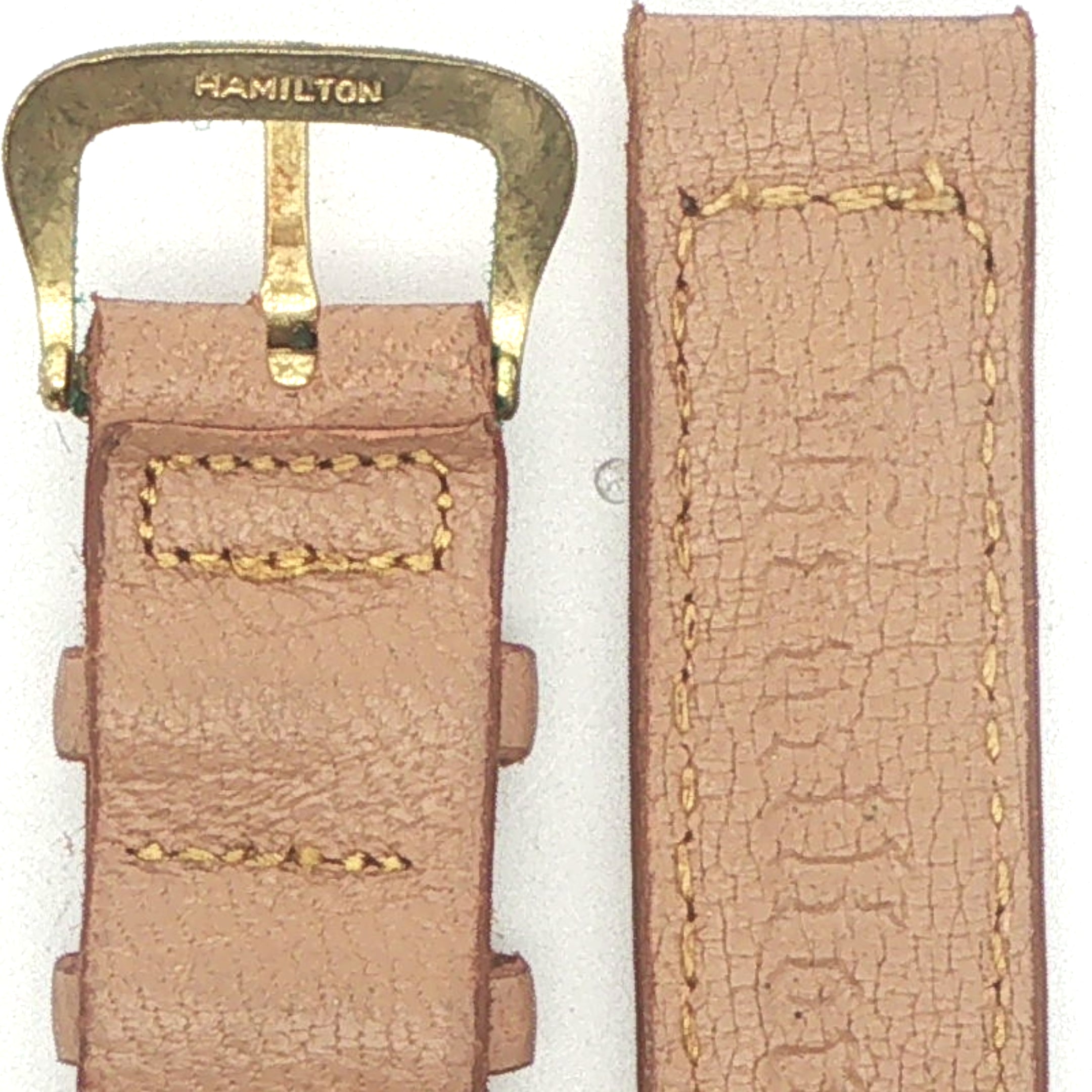 Hamilton Alan Circa 1946 10K Gold Filled Vintage Wrist Watch with Box, Papers & Gold Filled Bracelet