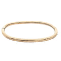 Circa 1950s–1960s Estate Child's Gold Filled Hinged Bangle Bracelet 55mm