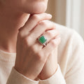 Estate David Yurman Late 1990s Albion Sterling Silver 18K Gold Lagoon Orchid Diamond Ring Size 8.75