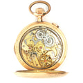 Estate Antique Swiss 14K Gold Quarter Repeater Chronograph Pocket Watch Circa 1900
