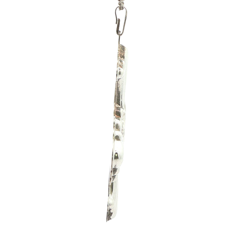 Estate Reed & Barton 1985 Sterling Silver Christmas Cross Pendant Ornament