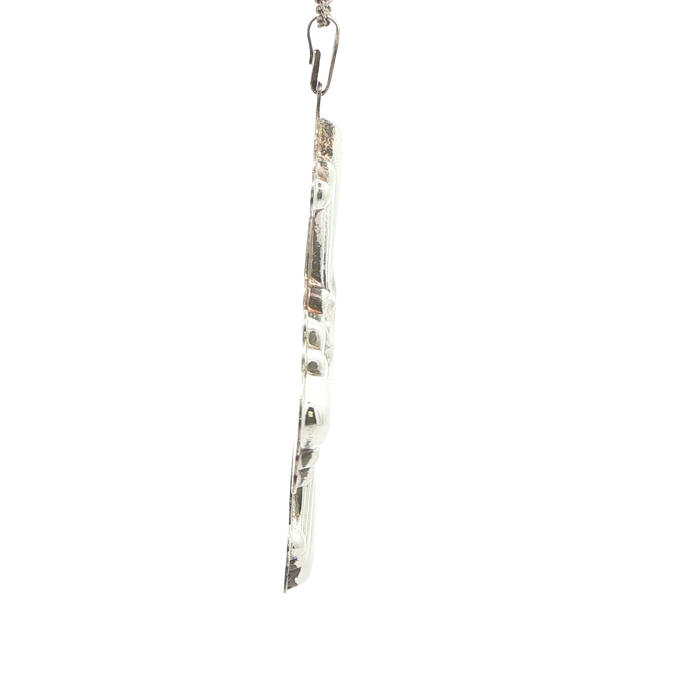 Estate Reed & Barton 1985 Sterling Silver Christmas Cross Pendant Ornament