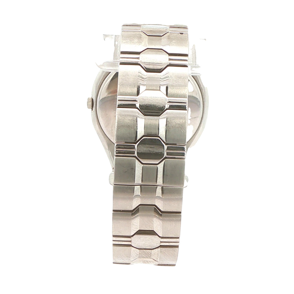 Circa 2000s Citizen Eco-Drive 44mm Black Dial Stainless Steel Men's Watch