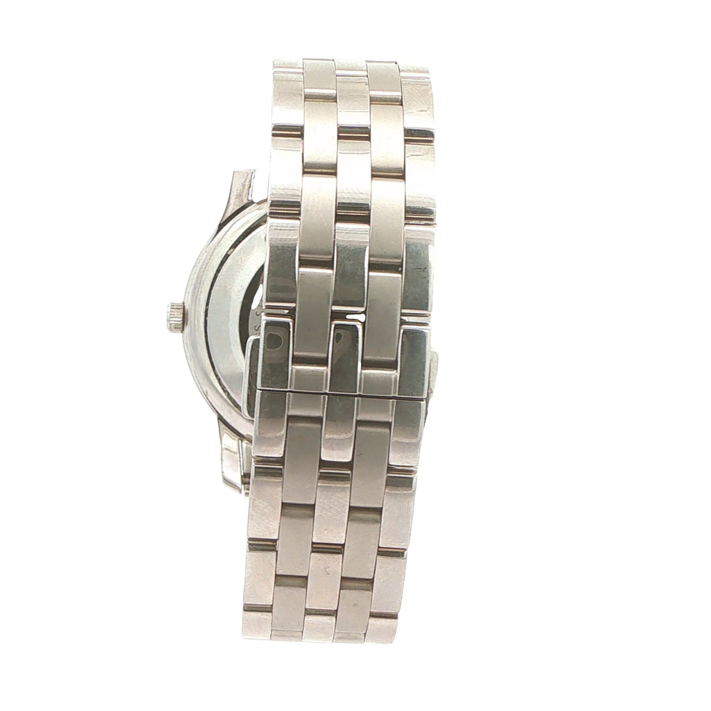 Circa 2000s Gucci 5500 XL Stainless Steel Black Dial Date Watch