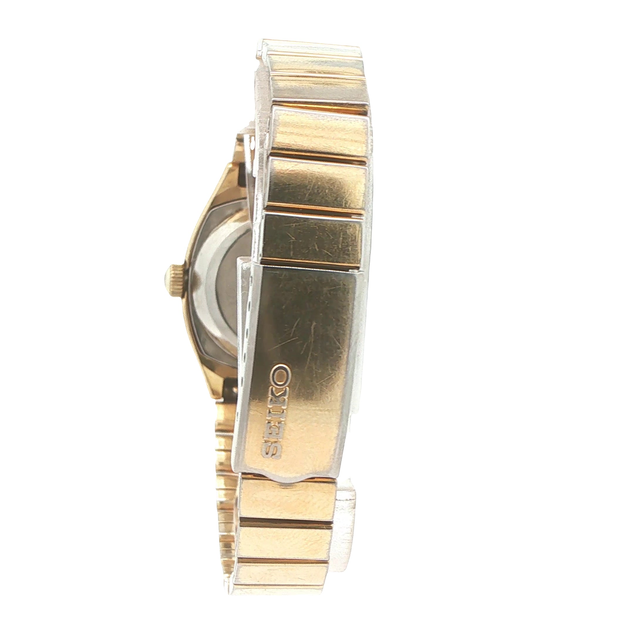 Circa 1977 Vintage Seiko Automatic Hi-Beat 17-Jewel Day-Date 12K Gold-Filled Watch