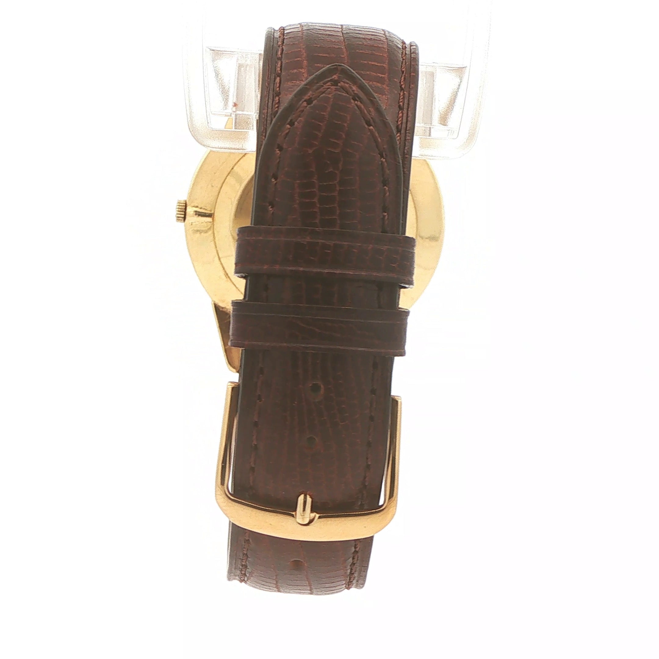 Estate Lucien Piccard 18K Yellow Gold Manual Wind Dress Watch, Circa 1950s