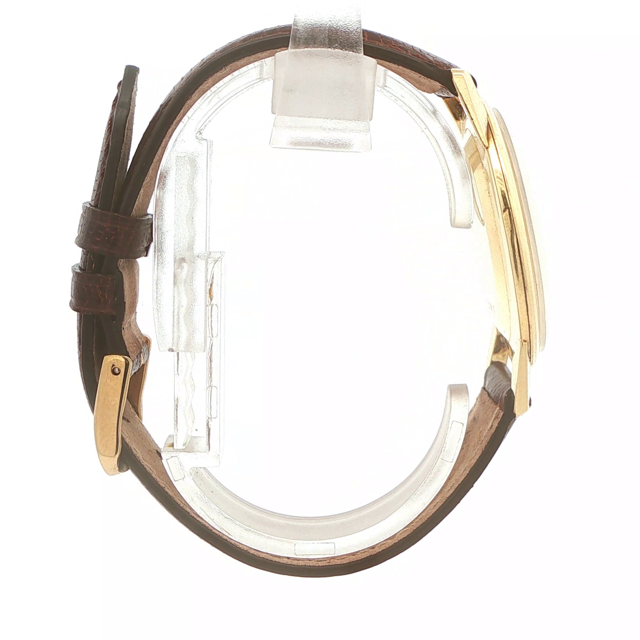 Estate Lucien Piccard 18K Yellow Gold Manual Wind Dress Watch, Circa 1950s