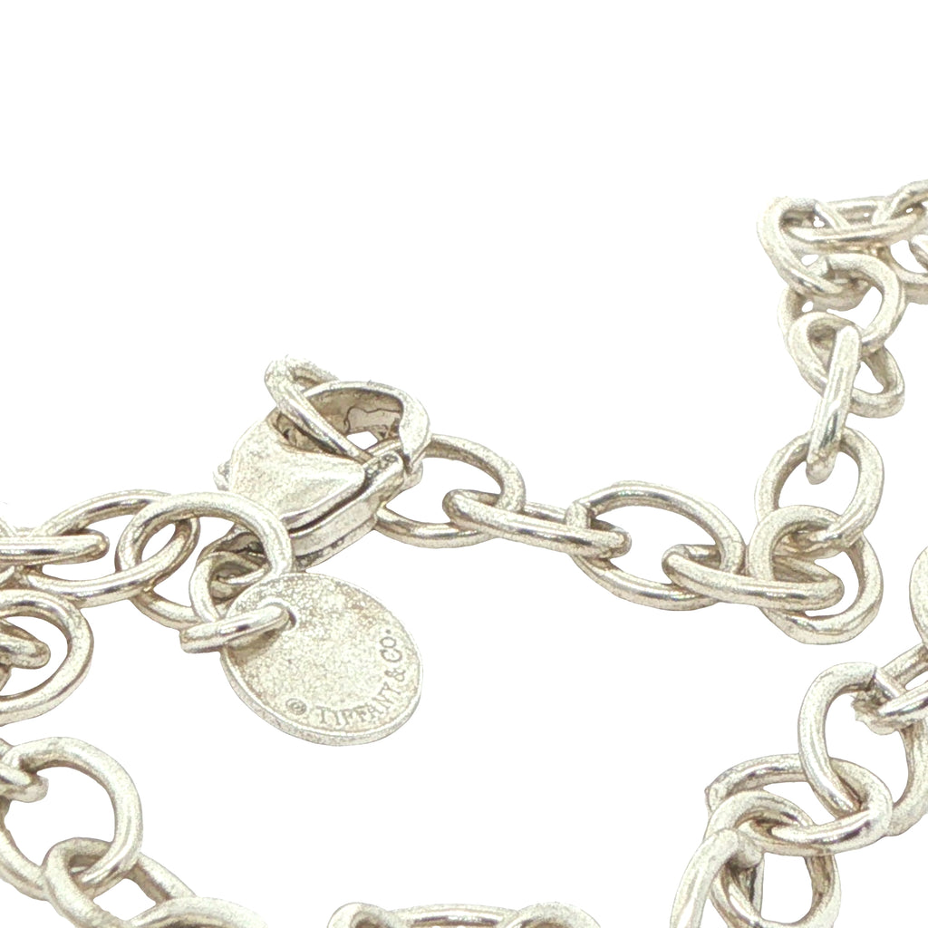 Estate Tiffany & Co. 925 Sterling Silver Infinity Link Necklace – 18 Inch