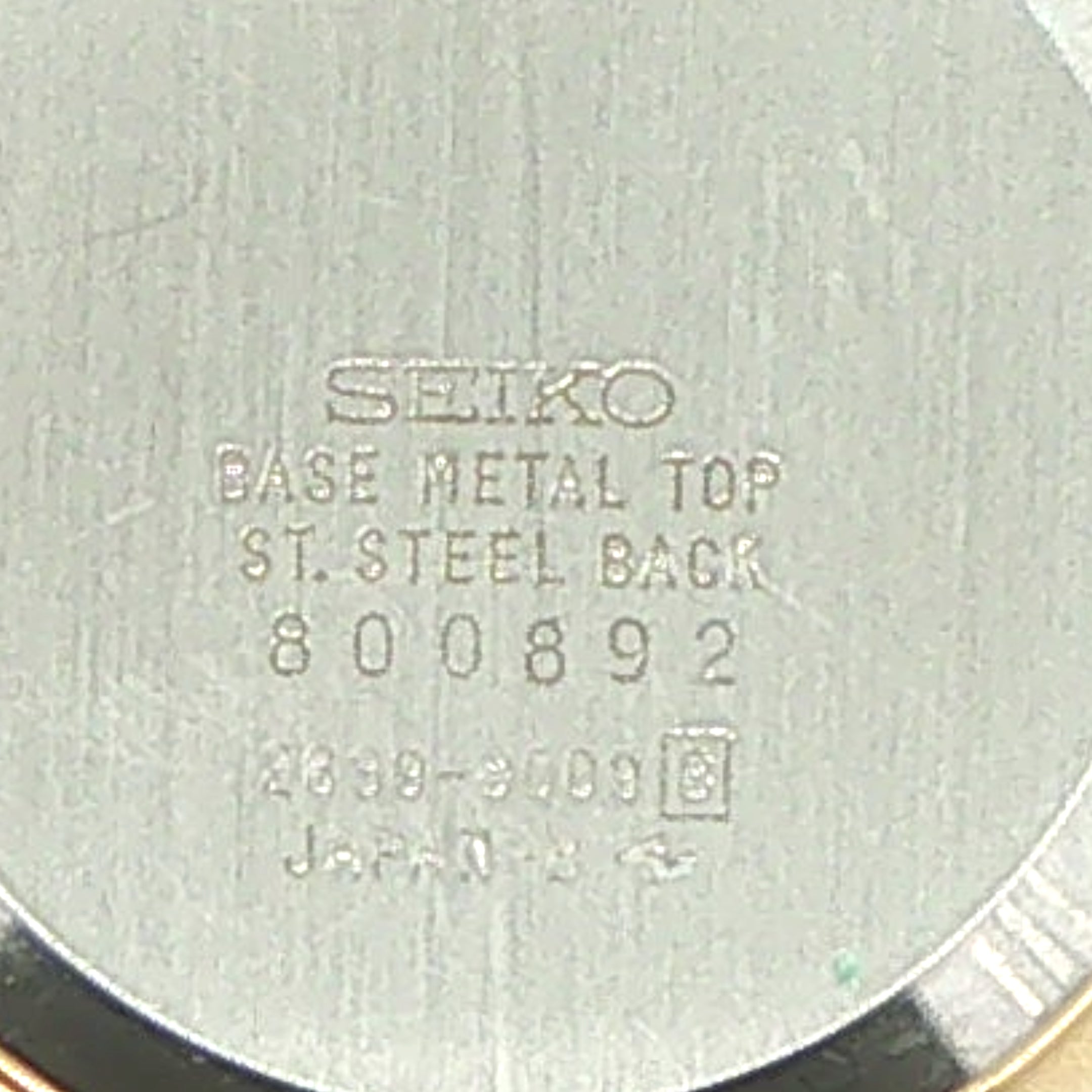 Vintage 1978 Seiko Quartz Roman Numeral Gold-Tone 37mm Estate Watch