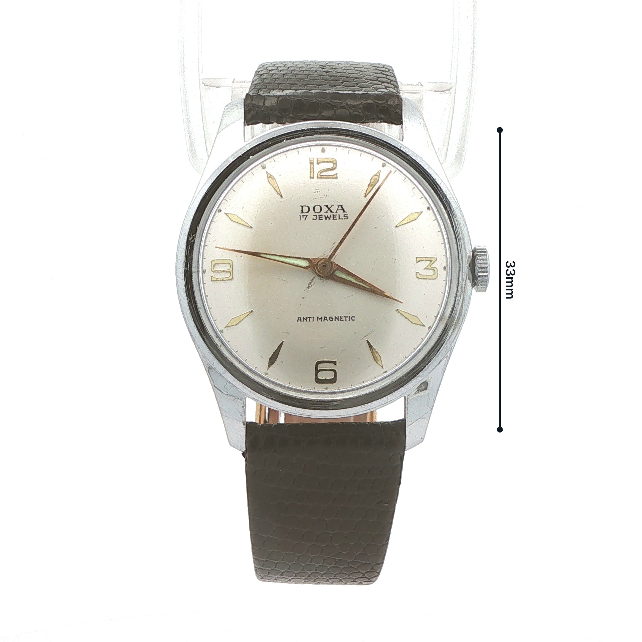 Vintage Circa 1950s Doxa 17-Jewel Anti-Magnetic Swiss Estate Watch