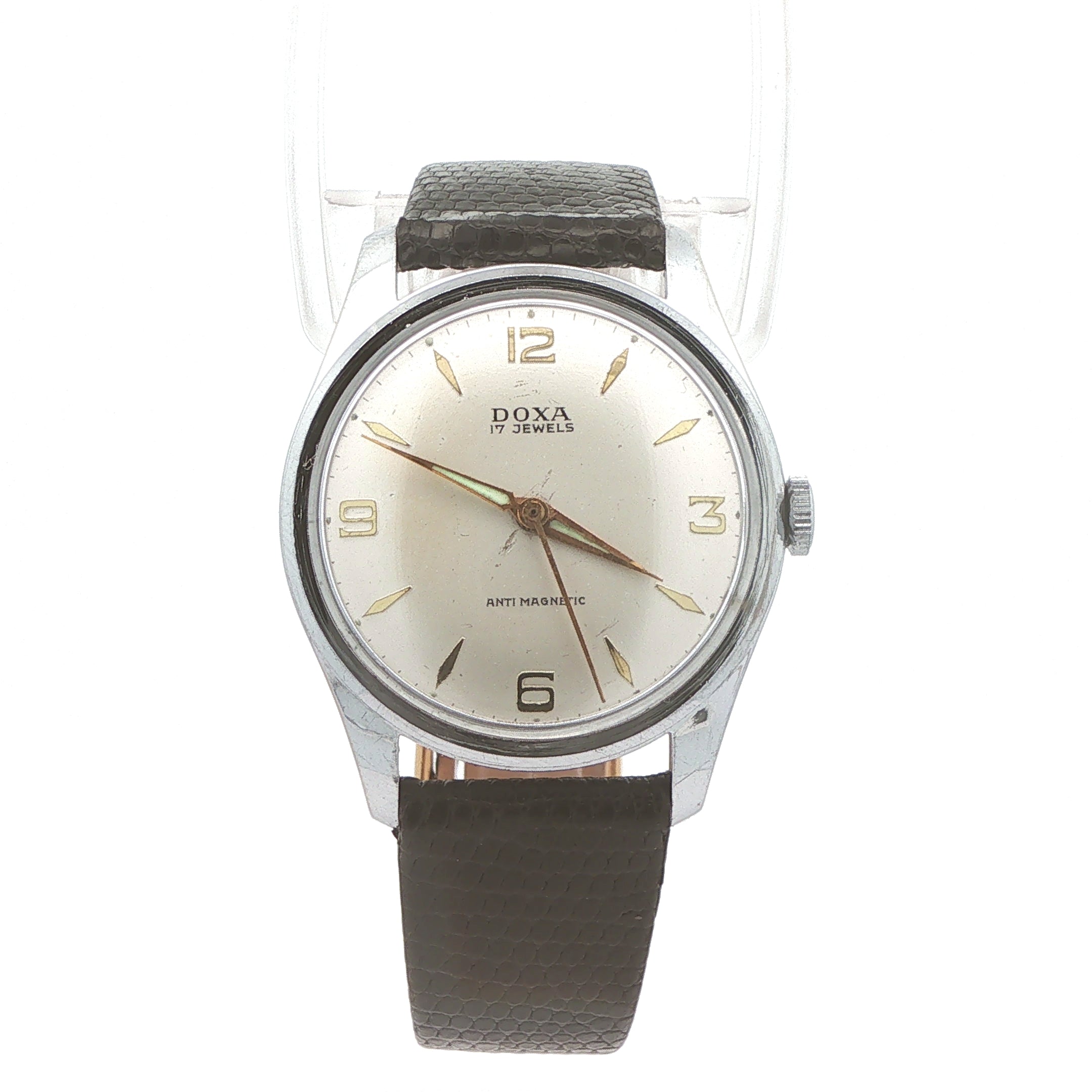 Vintage Circa 1950s Doxa 17-Jewel Anti-Magnetic Swiss Estate Watch