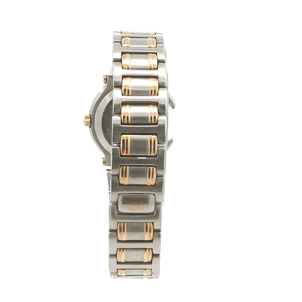 Vintage 1990s Gucci 9000L Swiss Quartz Two-Tone 26mm Estate Watch