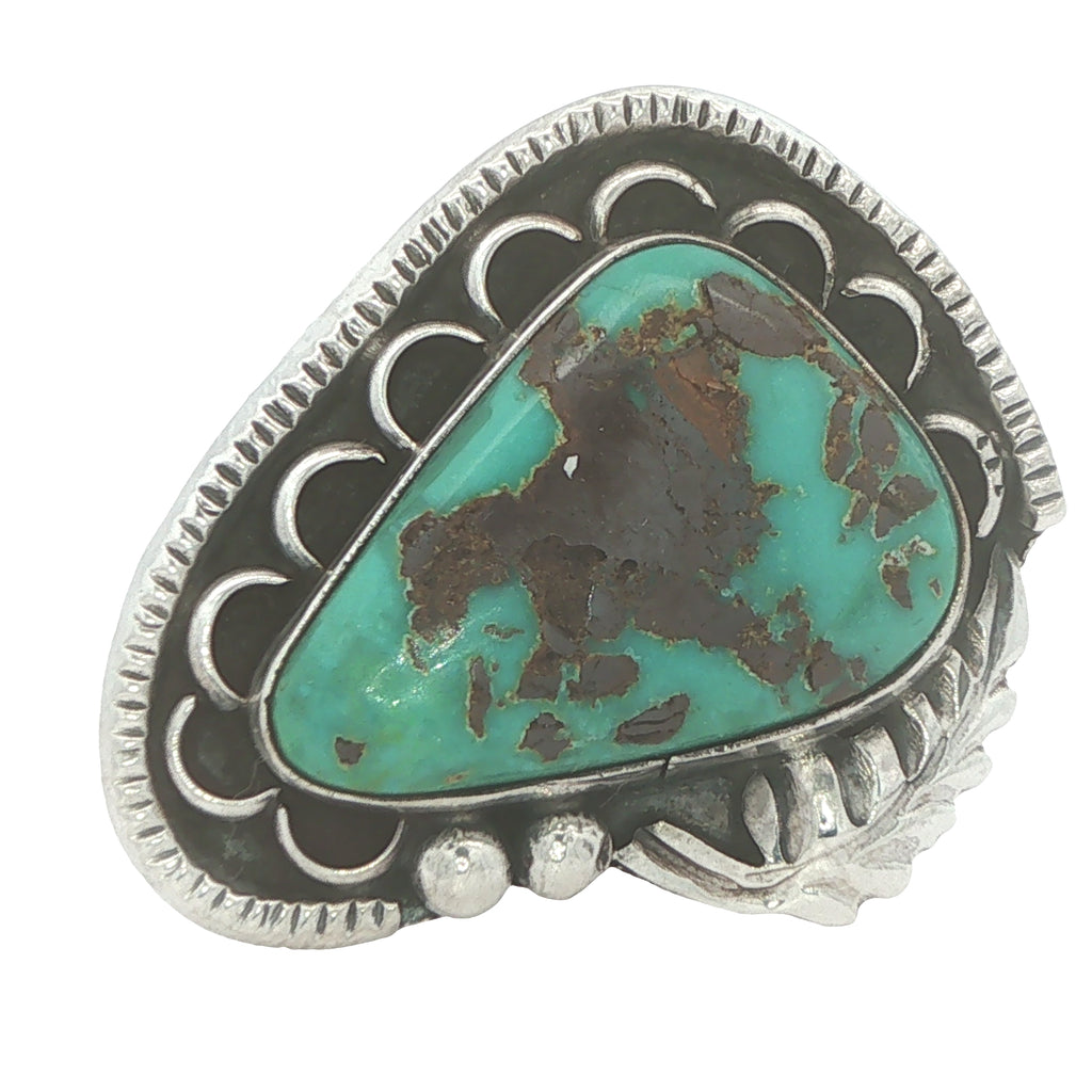 Vintage Estate Turquoise Large Statement Ring Size 7 – 34mm