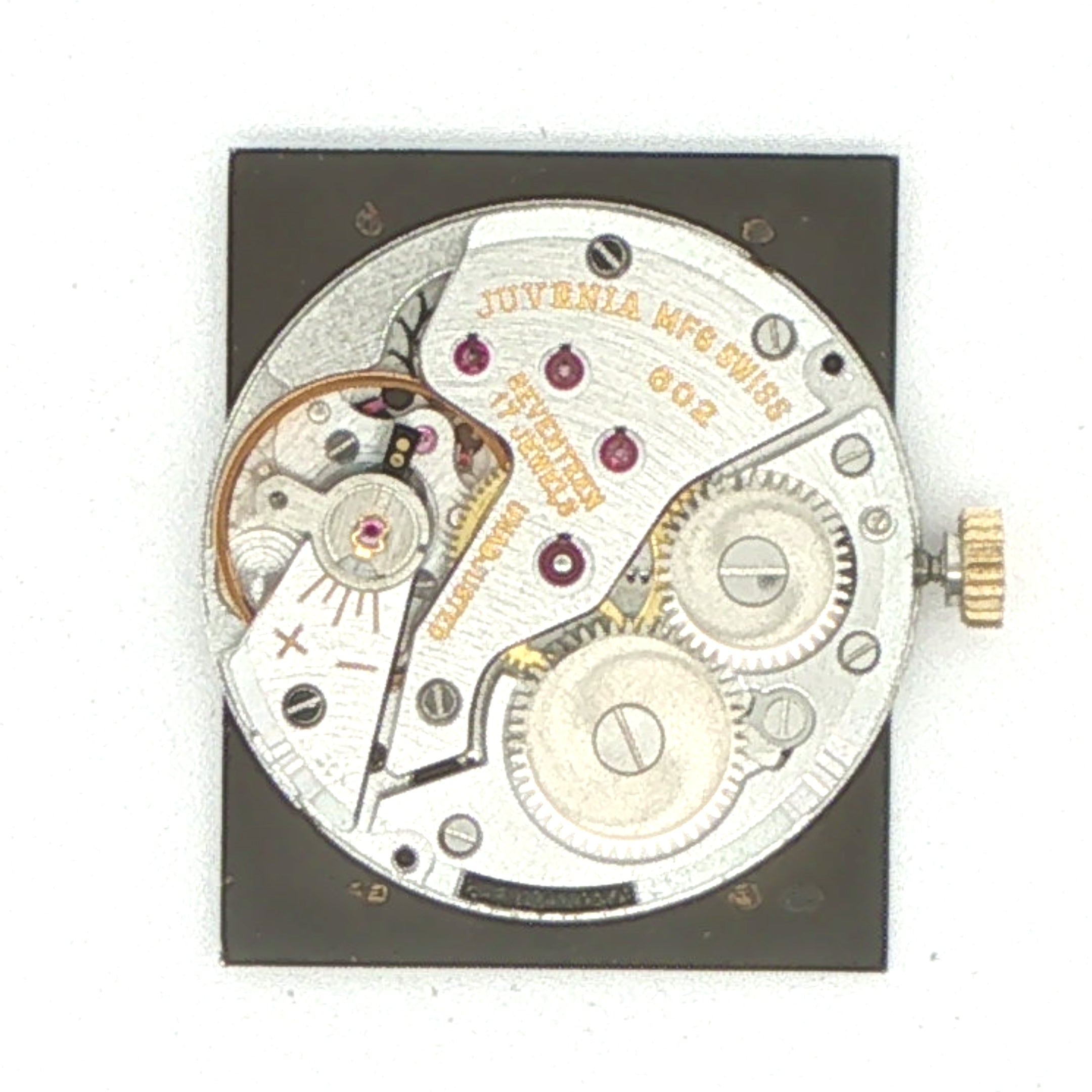 Vintage Circa 1960s Estate Juvenia 18K Yellow Gold Cal. 602 Manual-Wind 29mm Watch