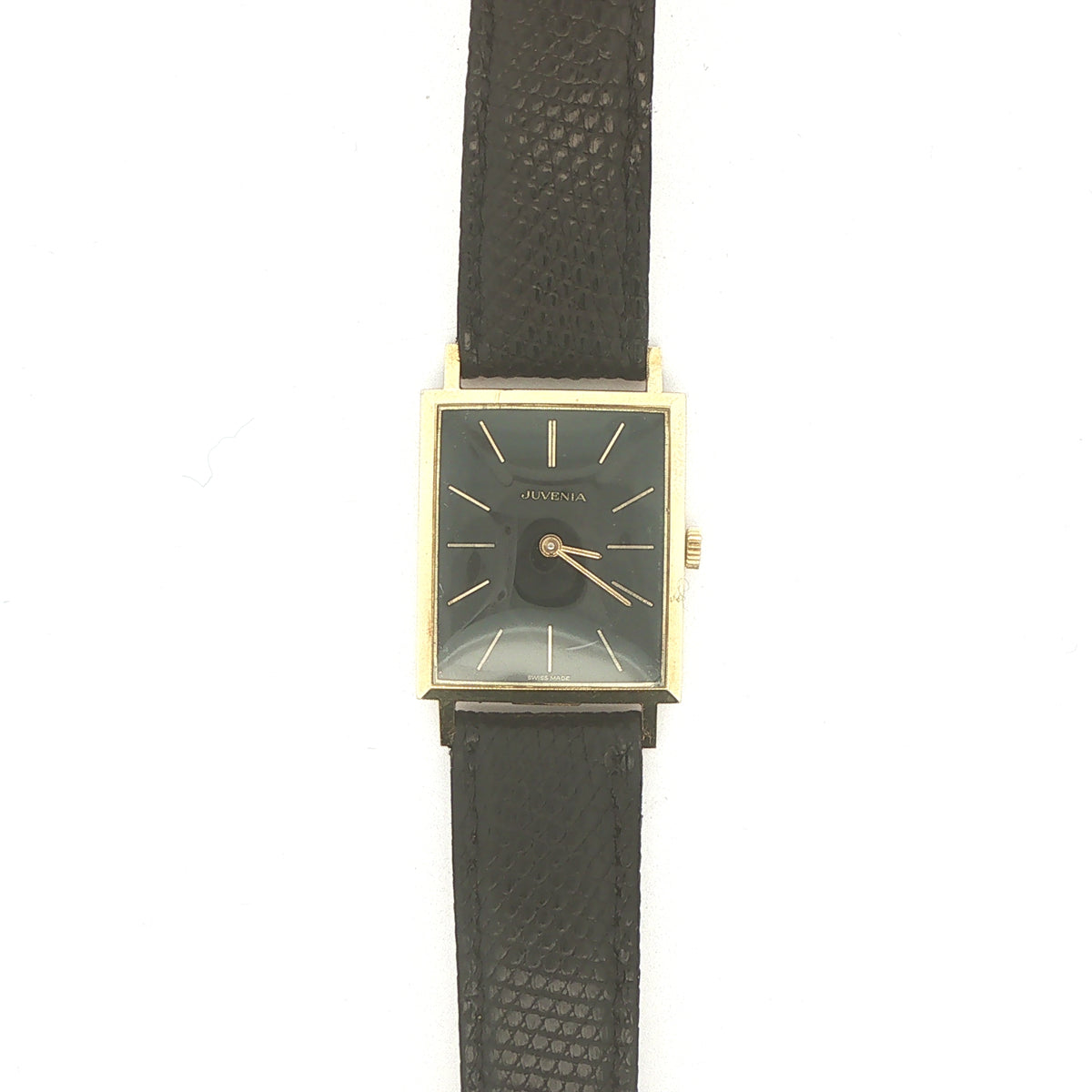 Vintage Circa 1960s Estate Juvenia 18K Yellow Gold Cal. 602 Manual-Wind 29mm Watch