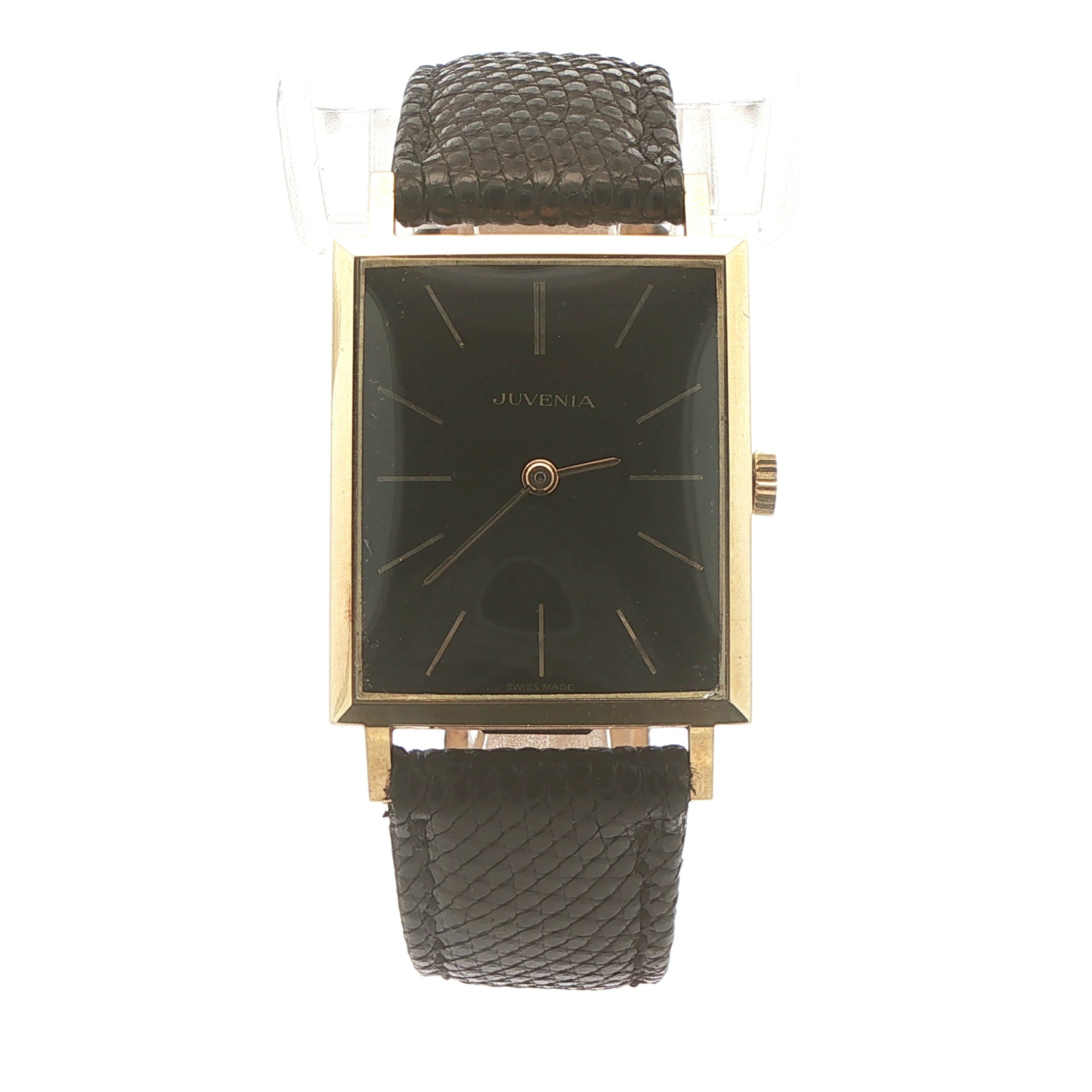 Vintage Circa 1960s Estate Juvenia 18K Yellow Gold Cal. 602 Manual-Wind 29mm Watch