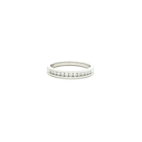 14K White Gold 0.25 CTW Lab-Grown Diamond Channel-Set Band