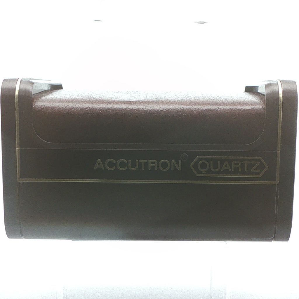 1980 Vintage Estate Bulova Accutron Quartz Stainless Steel Watch – 21mm, With Box