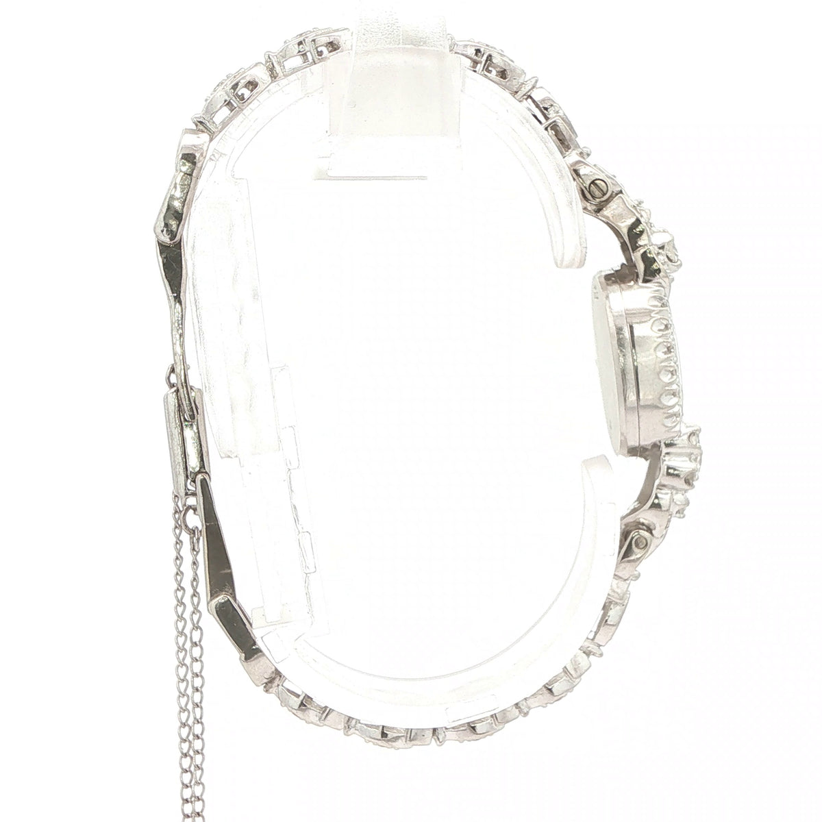1960s Estate Hamilton Natural Diamond Cocktail Watch – 14K White Gold Case