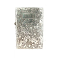 Estate Sterling Silver Engraved Lighter – 1947–1953 Zippo Insert