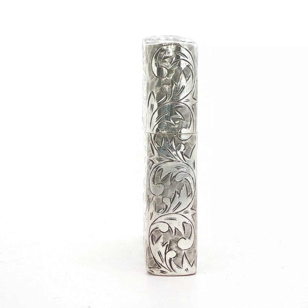 Estate Sterling Silver Engraved Lighter – 1947–1953 Zippo Insert
