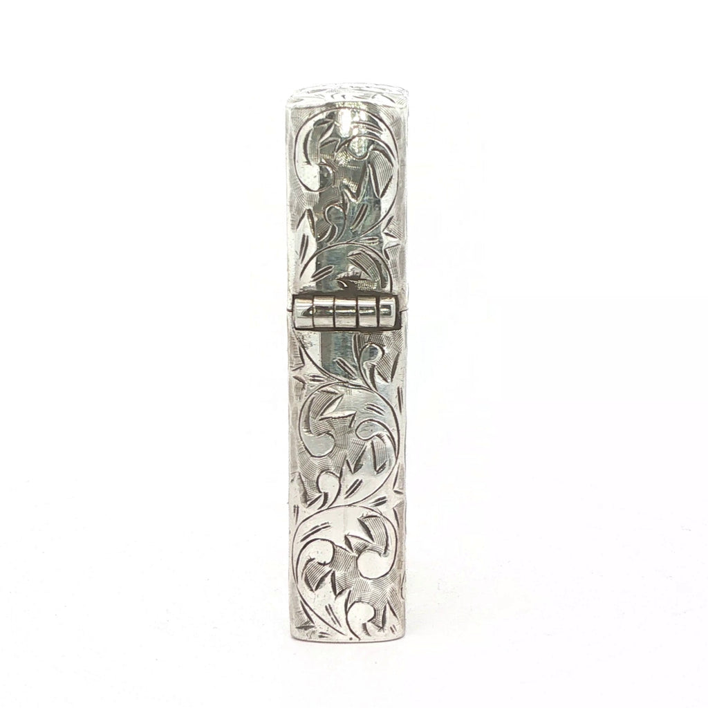 Estate Sterling Silver Engraved Lighter – 1947–1953 Zippo Insert