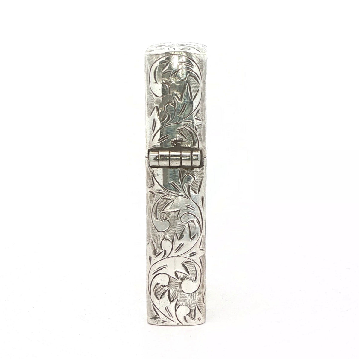 Estate Sterling Silver Engraved Lighter – 1947–1953 Zippo Insert
