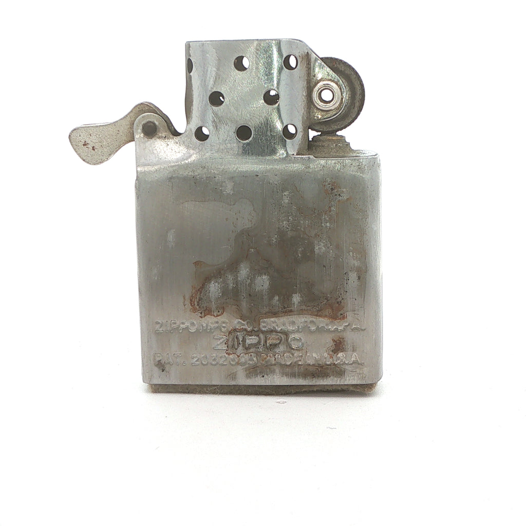 Estate Sterling Silver Engraved Lighter – 1947–1953 Zippo Insert