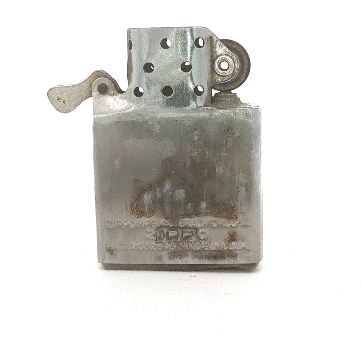 Estate Sterling Silver Engraved Lighter – 1947–1953 Zippo Insert