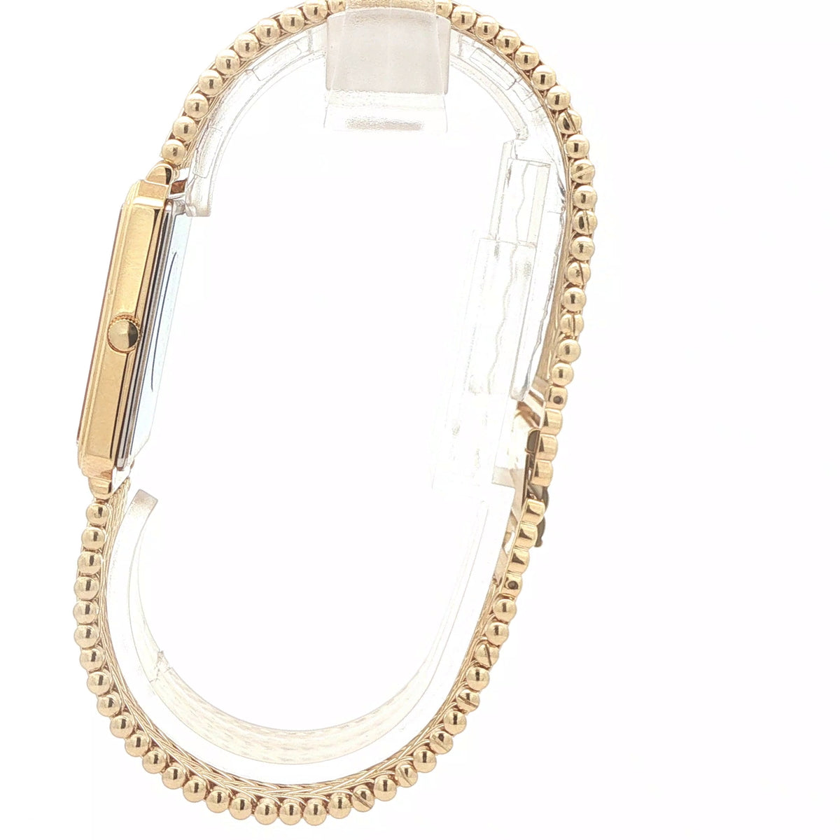 Estate Vintage Seiko Lassale 27mm Gold-Plated Woven Bracelet Watch – 1988