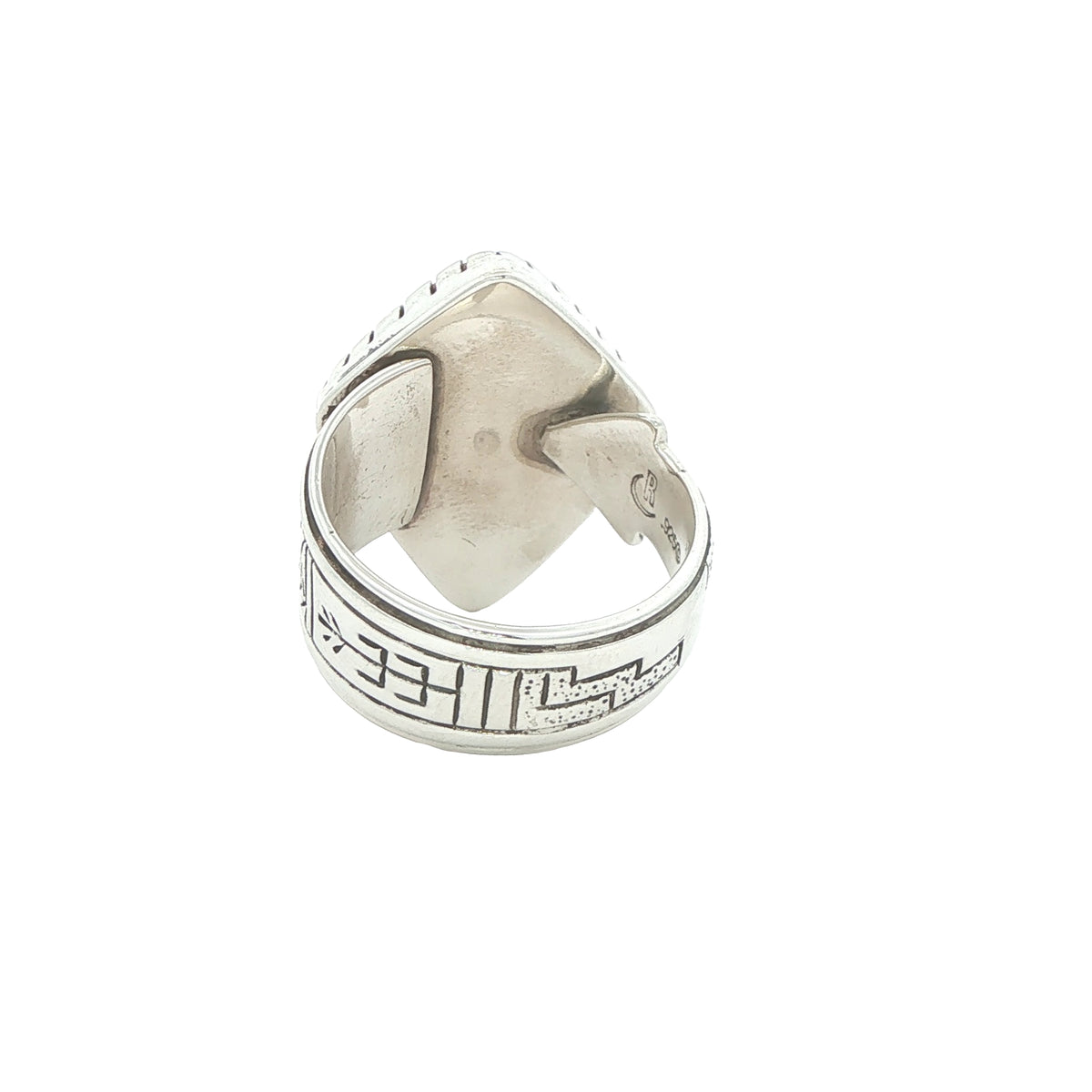 Vintage Estate Relios RMT Sterling Silver Pink Stone Ring – SZ 9