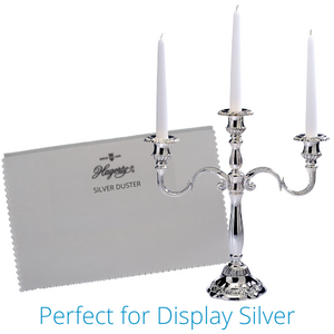 Hagerty Silver Duster Tarnish-Preventing Two-Piece Polishing Cloth – 15" x 12"