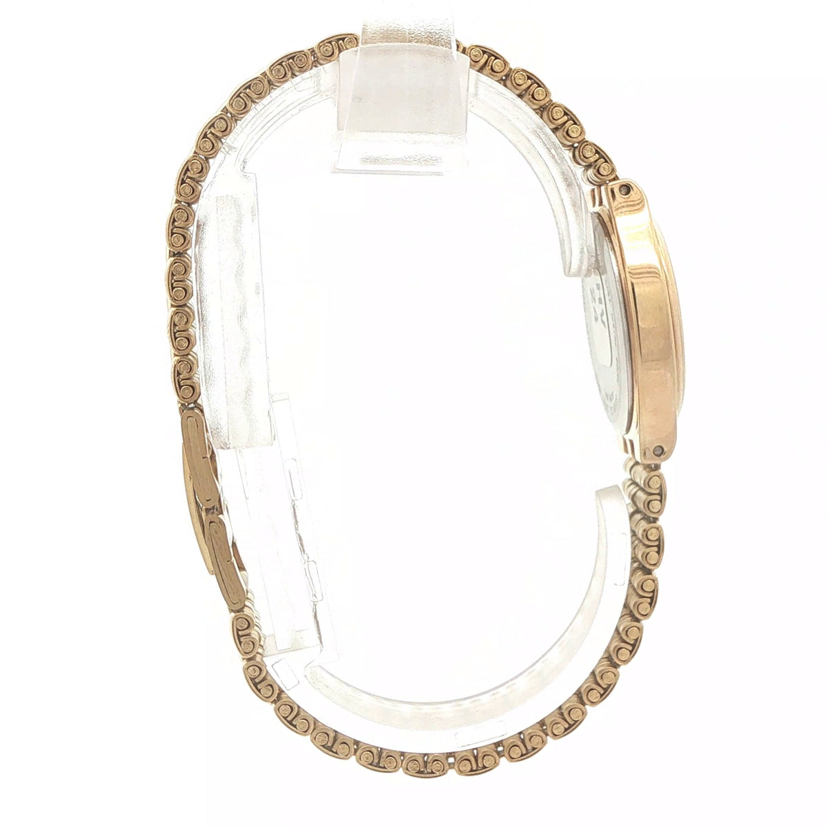 1998 Estate Vintage Bulova Ladies’ 24mm Gold-Tone Natural Diamond Watch