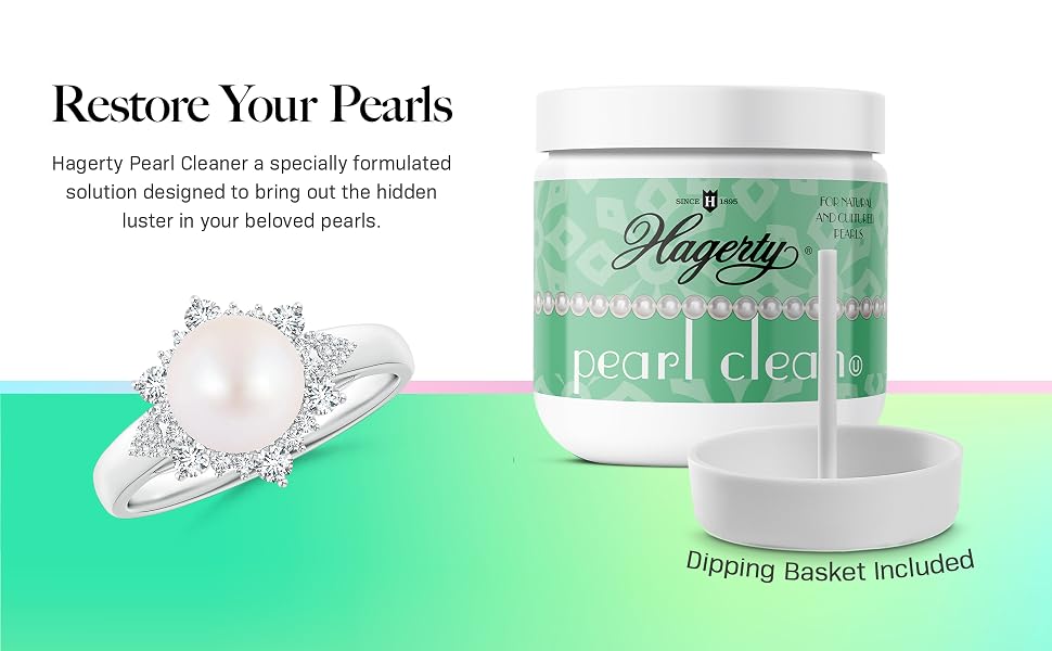 Hagerty Pearl Clean 7 Fl Oz – Natural & Cultured Pearl Jewelry Cleaner