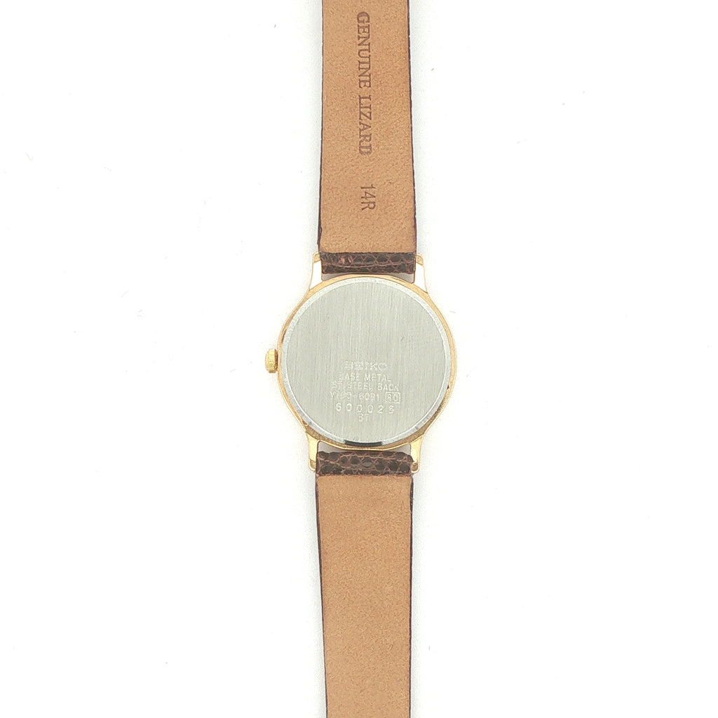 Vintage Seiko Women’s Gold-Tone Quartz Watch Circa 1996 – 24mm, Box & Papers