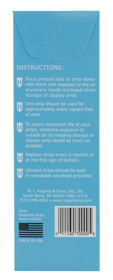 Hagerty Silver Protection Strips – Anti-Tarnish 8-Pack