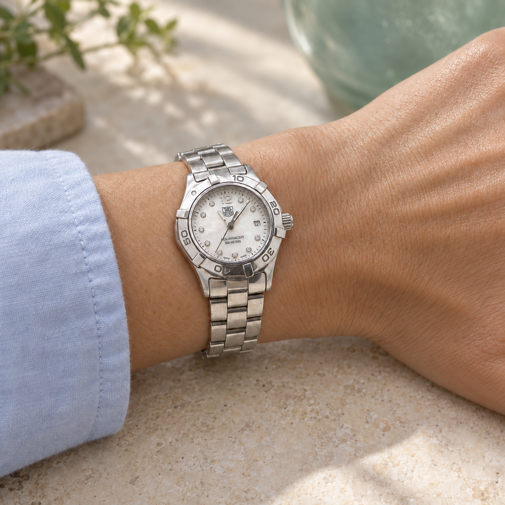 Estate TAG Heuer Aquaracer Ladies’ 27mm Mother-of-Pearl Quartz Watch