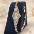 1960s Estate Hamilton Natural Diamond Cocktail Watch – 14K White Gold Case