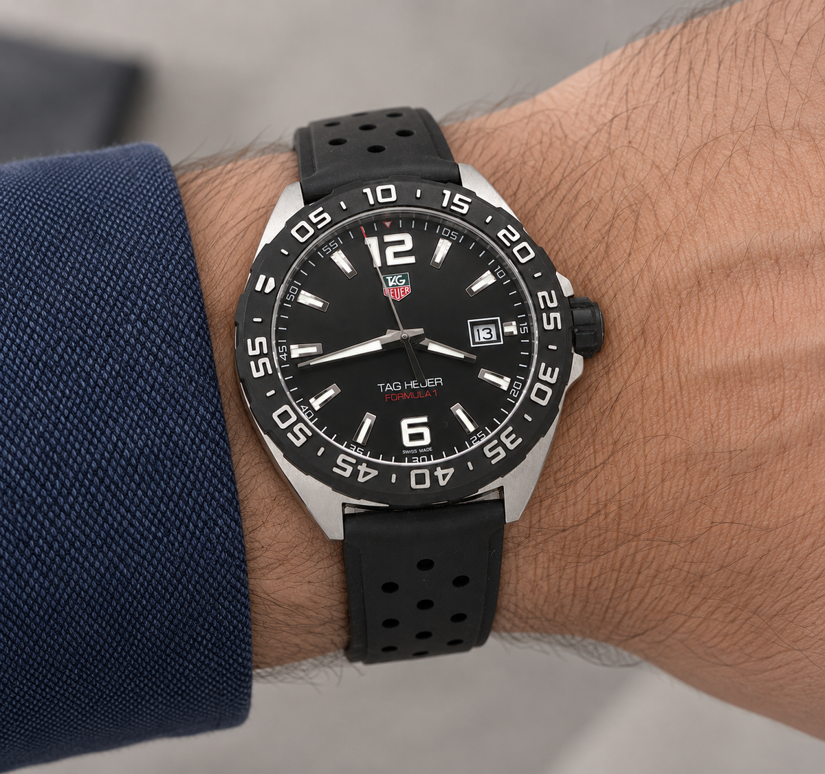 Estate TAG Heuer Formula 1 Black Dial Stainless Steel Watch – Box & Papers