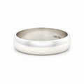 New 925 Sterling Silver 4.3mm Band Ring