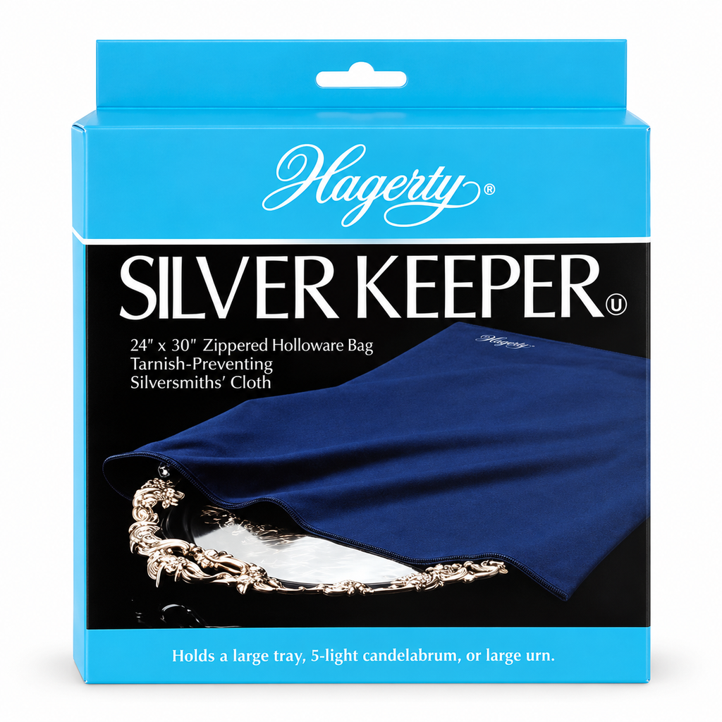 Hagerty Silver Keeper Zippered Silver Storage Bag – 24” x 30” Tarnish Prevention