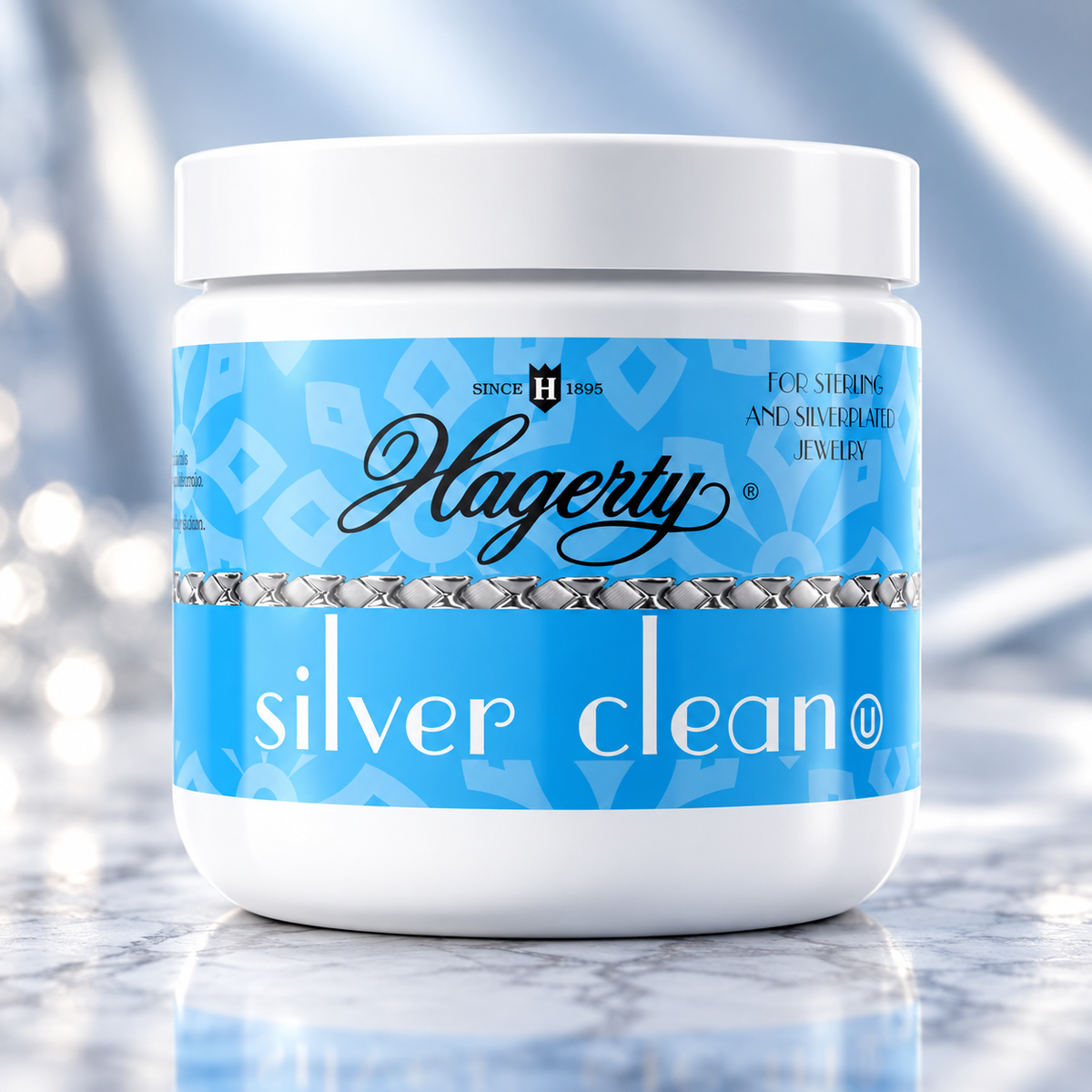 Hagerty Silver Clean 7 fl oz Sterling Silver & Silverplate Jewelry Cleaner with Dipping Basket