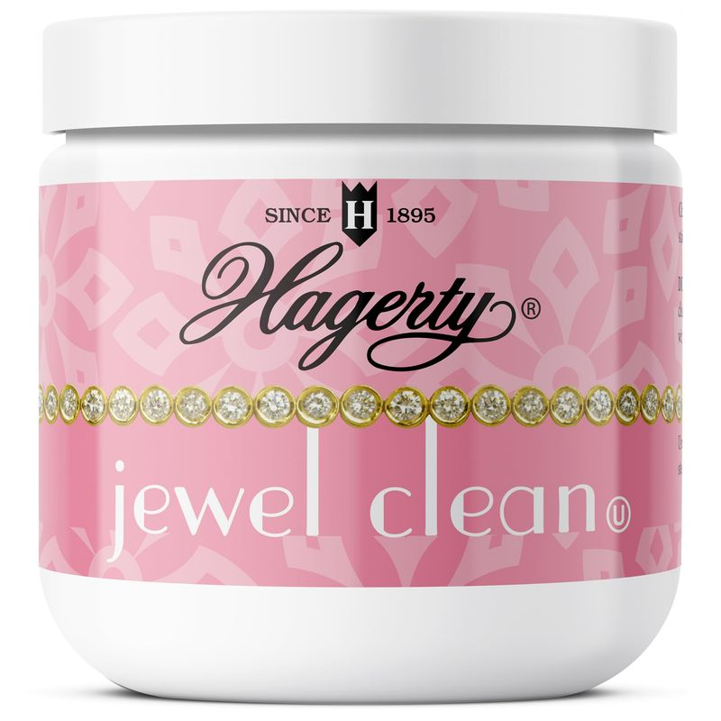 Hagerty Jewel Clean Jewelry Cleaner 7 fl oz with Dipping Basket & Brush