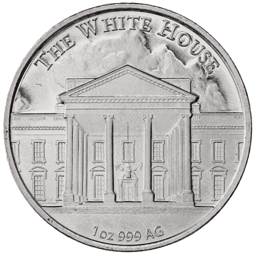 New Donald Trump "Never Surrender The Don" White House 1 oz .999 Fine Silver Round