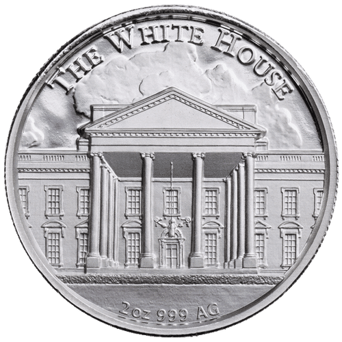 New Donald Trump 45th President 2 oz .999 Fine Silver Commemorative Round