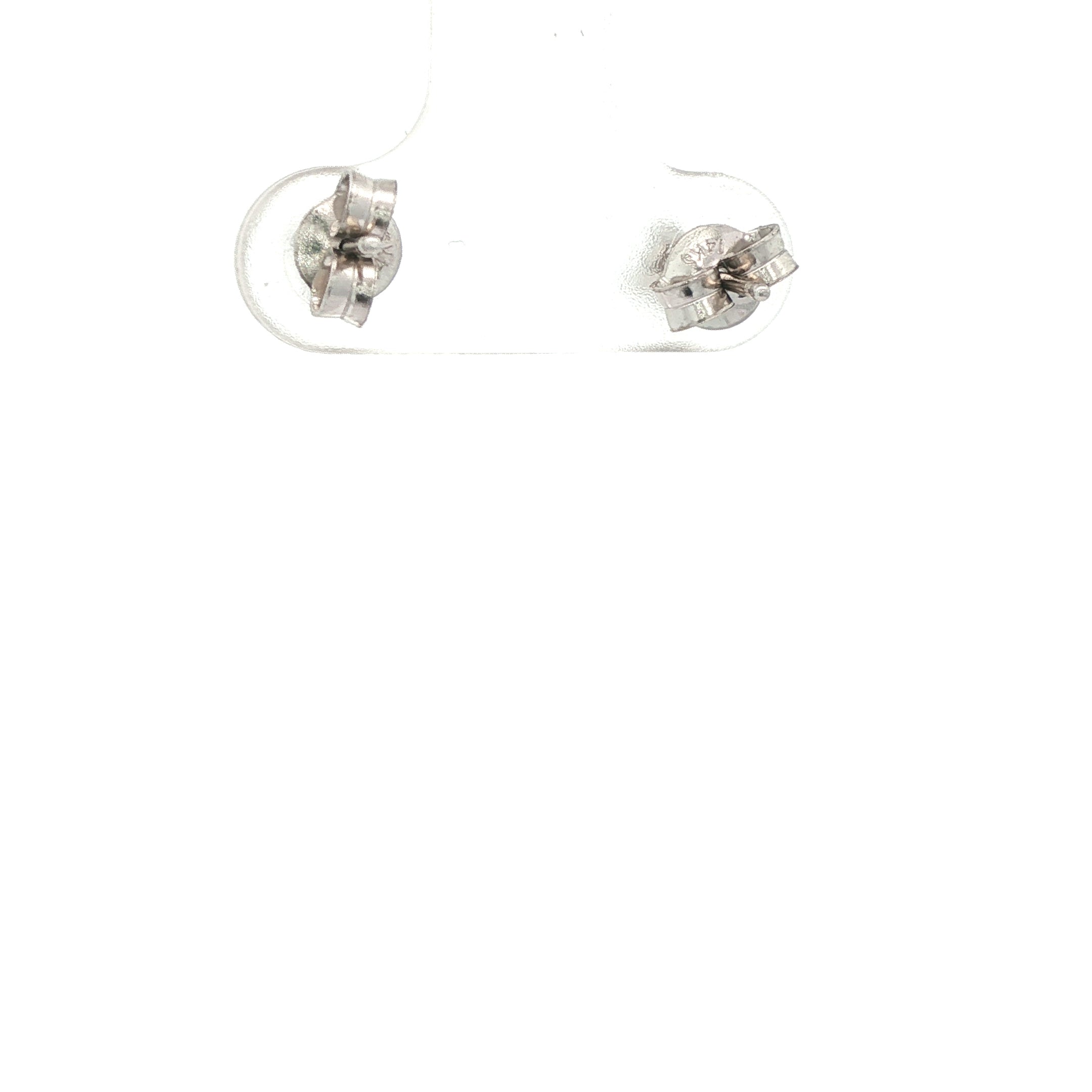 14K White Gold Diamond Stud Earrings - 0.26 CTW VS1