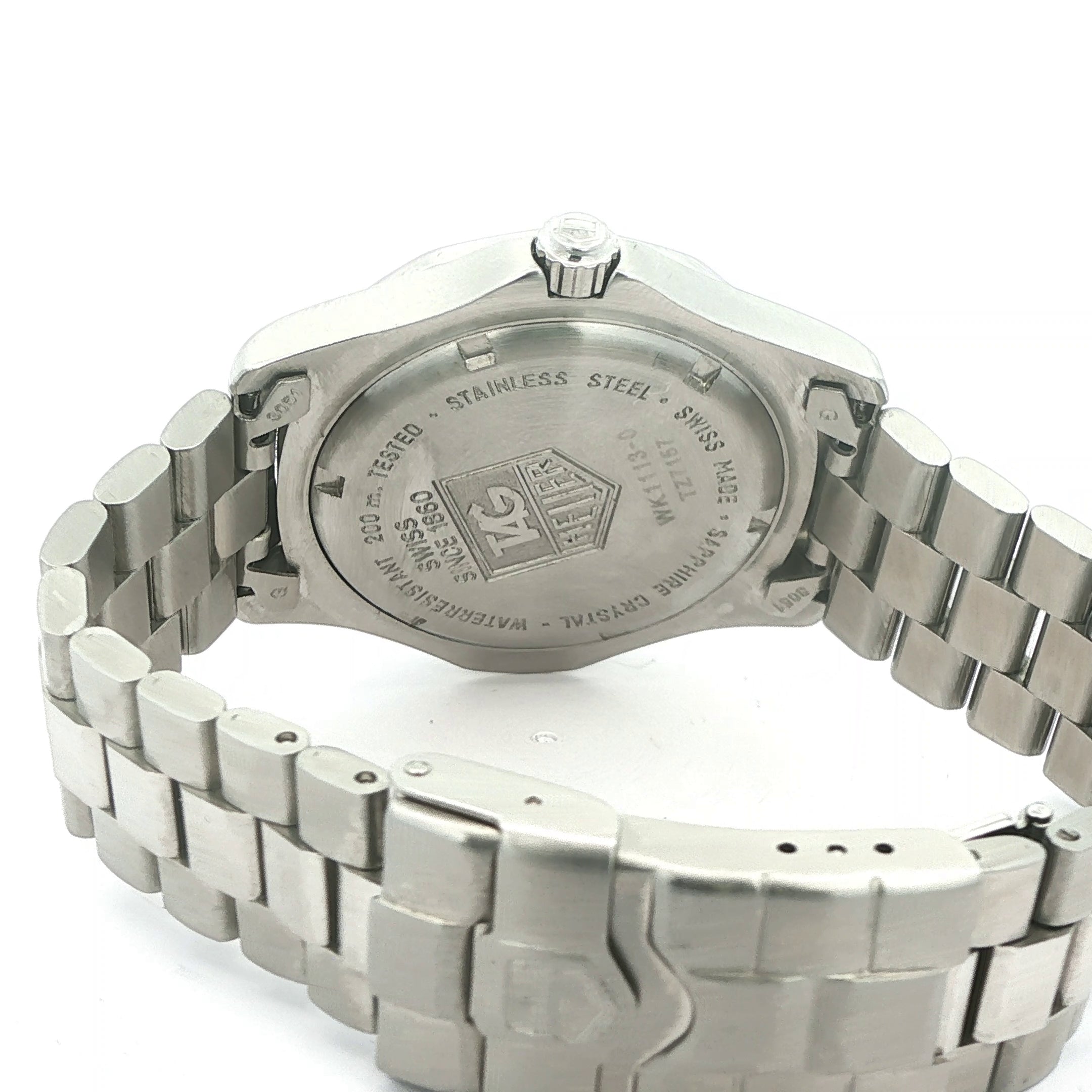 Estate TAG Heuer Professional 200M Blue Dial Quartz Watch Ref. WK1113-0 Circa 1990s