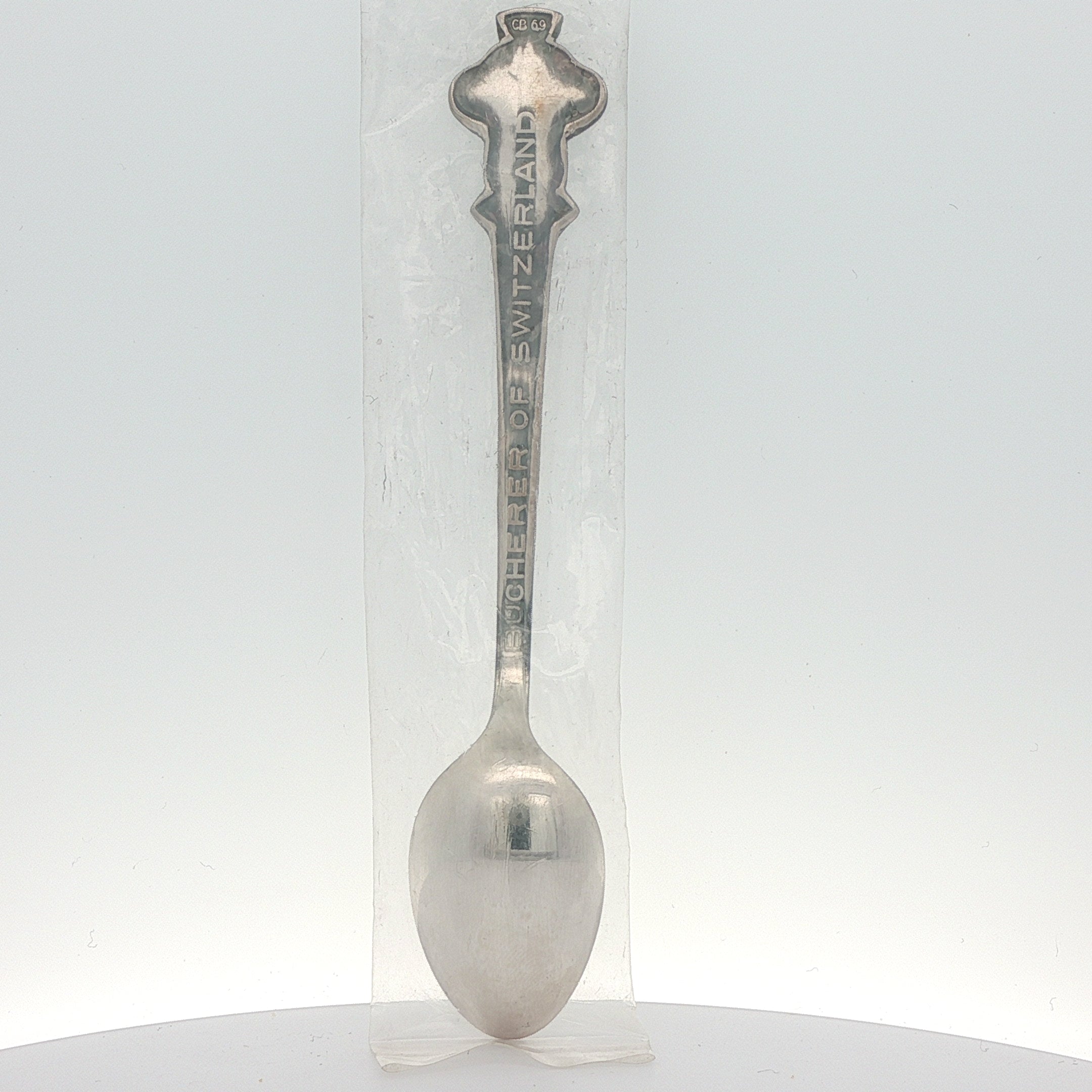 Vintage Rolex Bucherer Lucerne Swiss Silver Souvenir Spoon CR 60 c.1960s–1970s Sealed