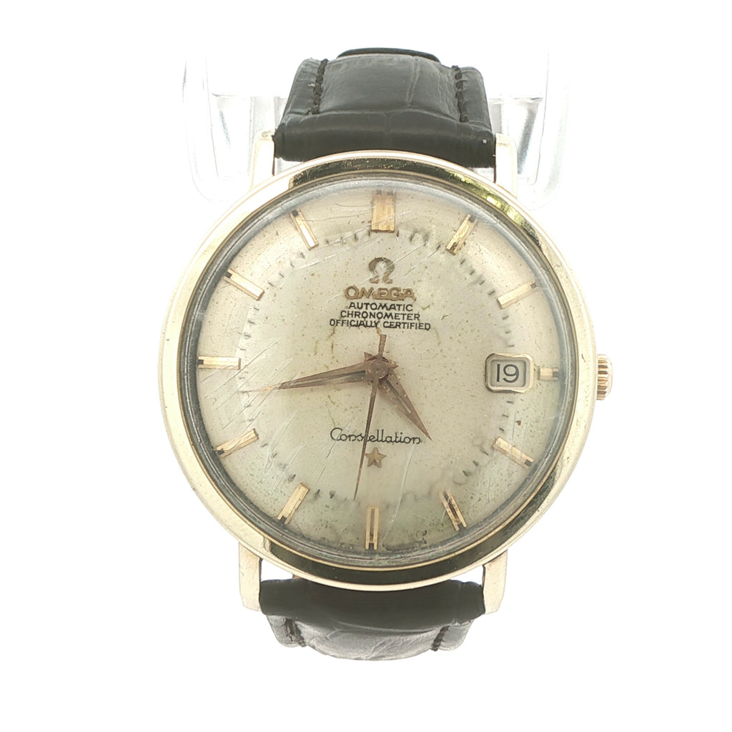 Estate 1966 Omega Constellation 14K Gold Automatic Chronometer – Ref. 168.004